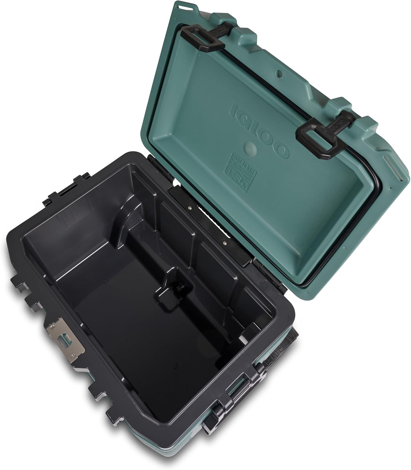 Igloo Trailmate 52Qt Wheeled Cooler, Insulated Hard Shell Ice Chest, Spruce