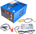 Portable PCP Electric Air Compressor - 4500 PSI/300 Bar/30 MPa High-Pressure Pump - 12V DC Car Powered Inflation Pump for Tires, PCP Rifles, and Paintball Tanks
