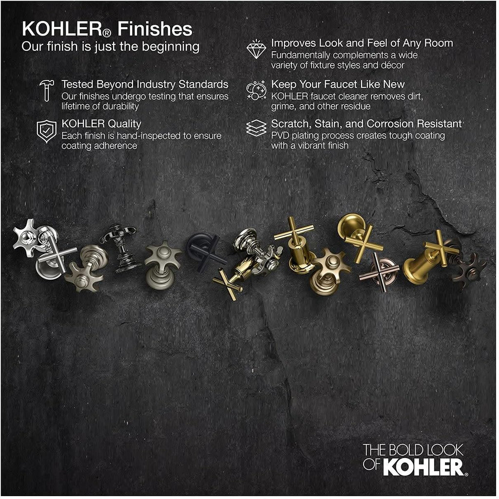 KOHLER 22178-G-BN Purist 30' Four-Function Handshower Kit, Handheld Showerhead Set with 60' Hose, Slidebar and Slidebar Trim, 1.75 GPM, Vibrant Brushed Nickel