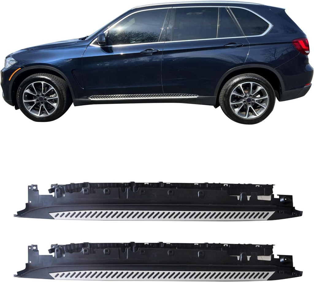 Running Board Compatible with 2014-2018 BMW X5 F15, Factory Style Side Step Bar Nerf Bar by IKON MOTORSPORTS, 2015 2016 2017