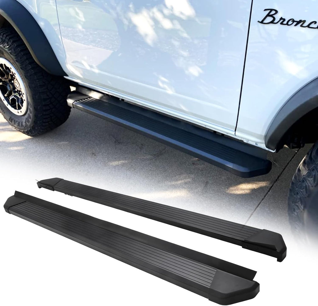 Running Board Fit for Bronco 2-Door 2021-2026 Black Texture Tube Side Step Bars
