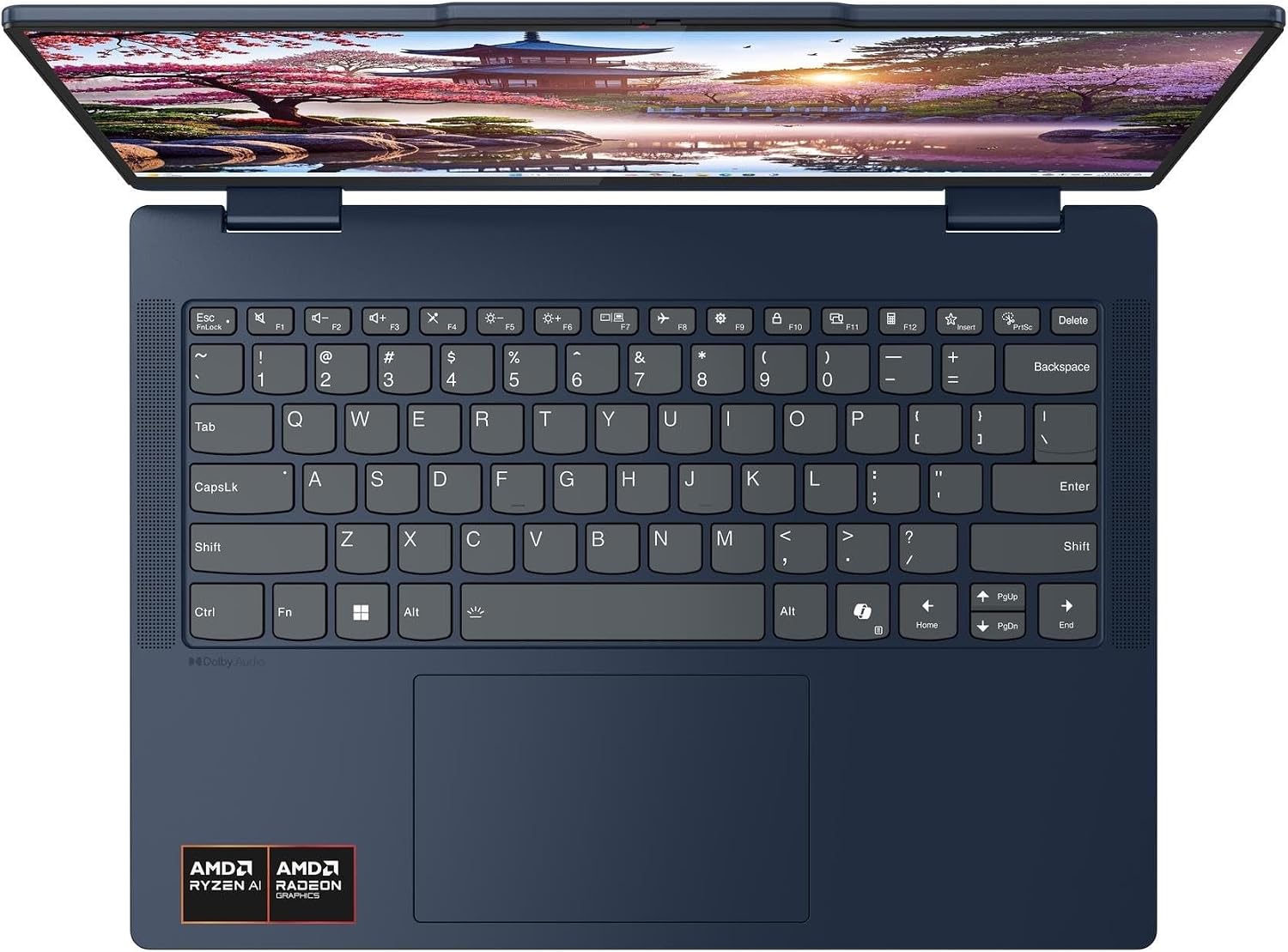 Lenovo 2025 IdeaPad 5 2-in-1 14AKP10 Personal Laptop - 14' 1920x1200 Touchscreen - AMD Ryzen AI 7 350-16GB RAM-2TB SSD - AMD Radeon 860M Graphics - HD Audio - 1080P + IR Camera - W11H - Cosmic Blue