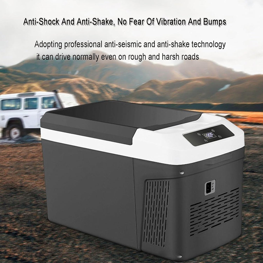 Car Refrigerator Compressor Refrigeration 12v/24v Car Home Dual-Purpose Refrigeration Car Truck Quick-Freezing Small Freezer for Skincare, Beverage, Food, Home, Office and Car