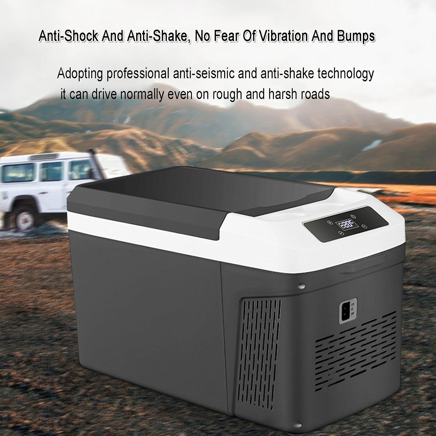 Car Refrigerator Compressor Refrigeration 12v/24v Car Home Dual-Purpose Refrigeration Car Truck Quick-Freezing Small Freezer for Skincare, Beverage, Food, Home, Office and Car