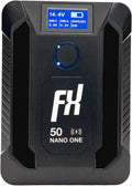 SONGING 50Wh FXLION Nano ONE-PRO Tiny V-Mount/V-Lock Battery w/Built-in Wireless Charger Type-C, D-tap, USB A, Micro USB for Cameras, Camcorders,Large LED Lights, Monitors, MacBook and Smartphone