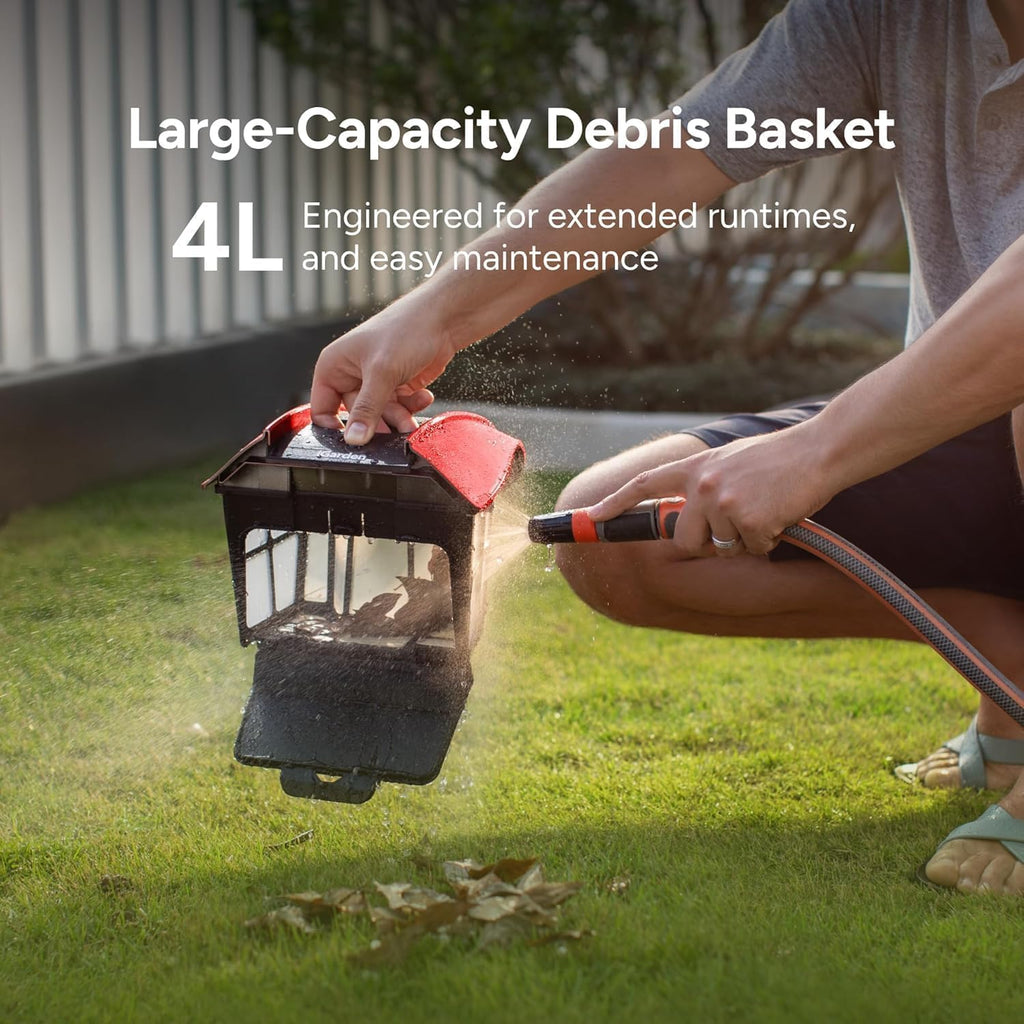 iGarden Pool Cleaner K Pro, 15H Runtime, Cordless Robotic Pool Vacuum for Inground Pools, Touchscreen, Smart Navigation, 200%Turbo Suction, Ultra-Fine Filtration, Auto-Parking