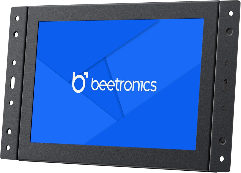 Beetronics 7-Inch Full HD IPS Monitor - Professional Industrial-Grade Display | HDMI, VGA, BNC, RCA Inputs | Durable Metal Housing, Matte Screen, 24/7 Continuous Operation, Wide Viewing Angle - 7HD7M