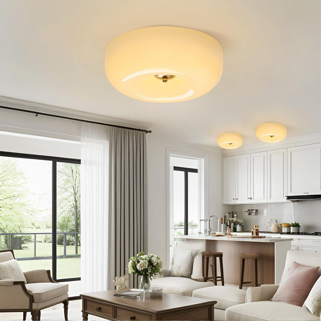 Modern Gold Glass Flush Mount Ceiling Light Unique Ceiling Light Fixture Hallway Globe Light Fixture Mid Century Overhead Light Vintage Semi Flush Mount Ceiling Light Fixture