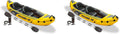 INTEX 68307EP Explorer K2 Inflatable Kayak Set: Deluxe 86in Kayak Paddles and High-Output Pump – Adjustable Seats with Backrest – Removable Skeg – 2-Person – 400lb Weight Capacity, 2 Pack