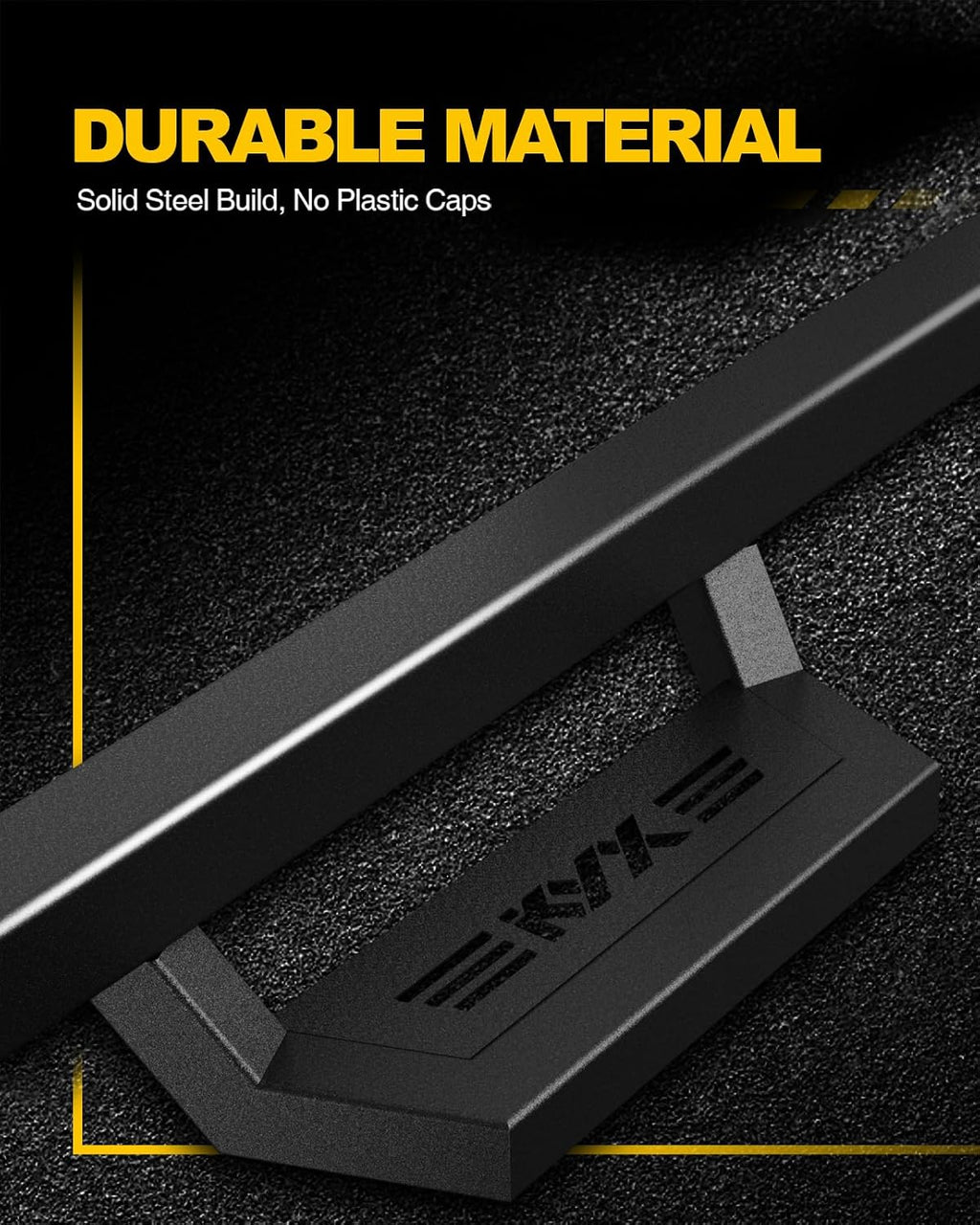 KYX Running Boards for 1987-2006 Wrangler YJ/TJ 2 Door, 5 inches Car Door Side Step Rails Truck Boards Nerf Bars