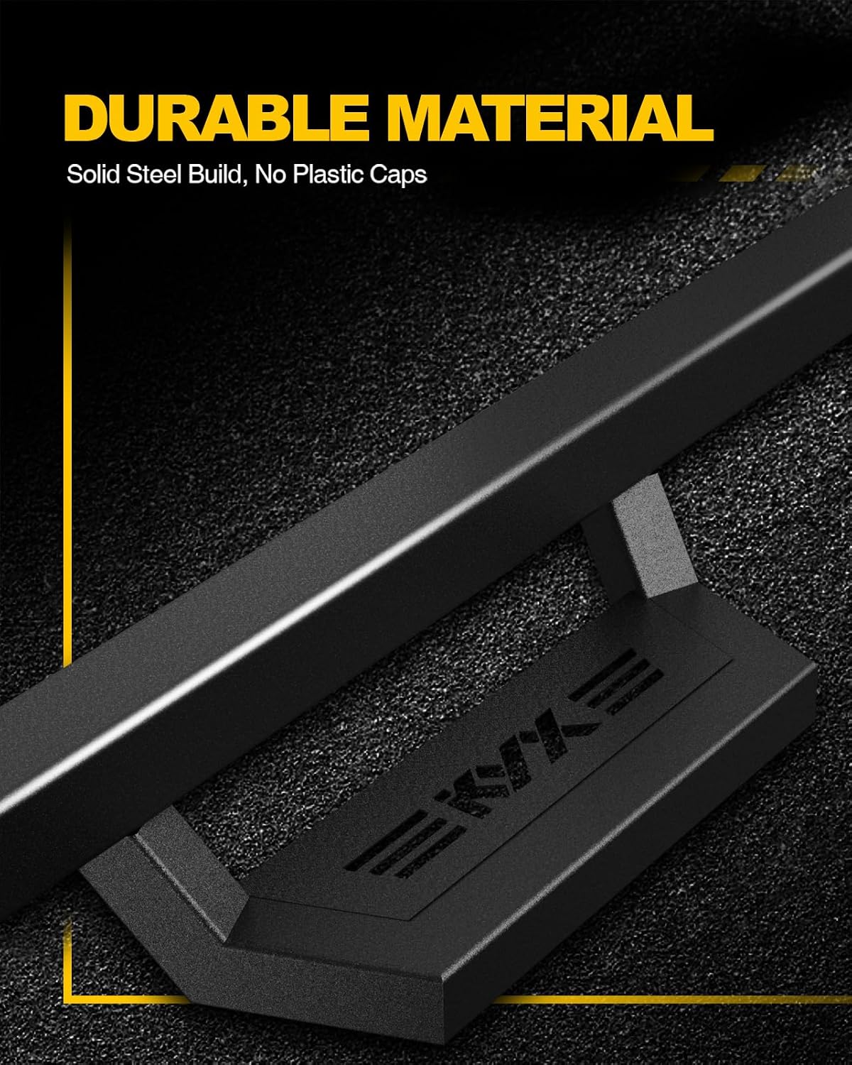 KYX Running Boards for 1987-2006 Wrangler YJ/TJ 2 Door, 5 inches Car Door Side Step Rails Truck Boards Nerf Bars