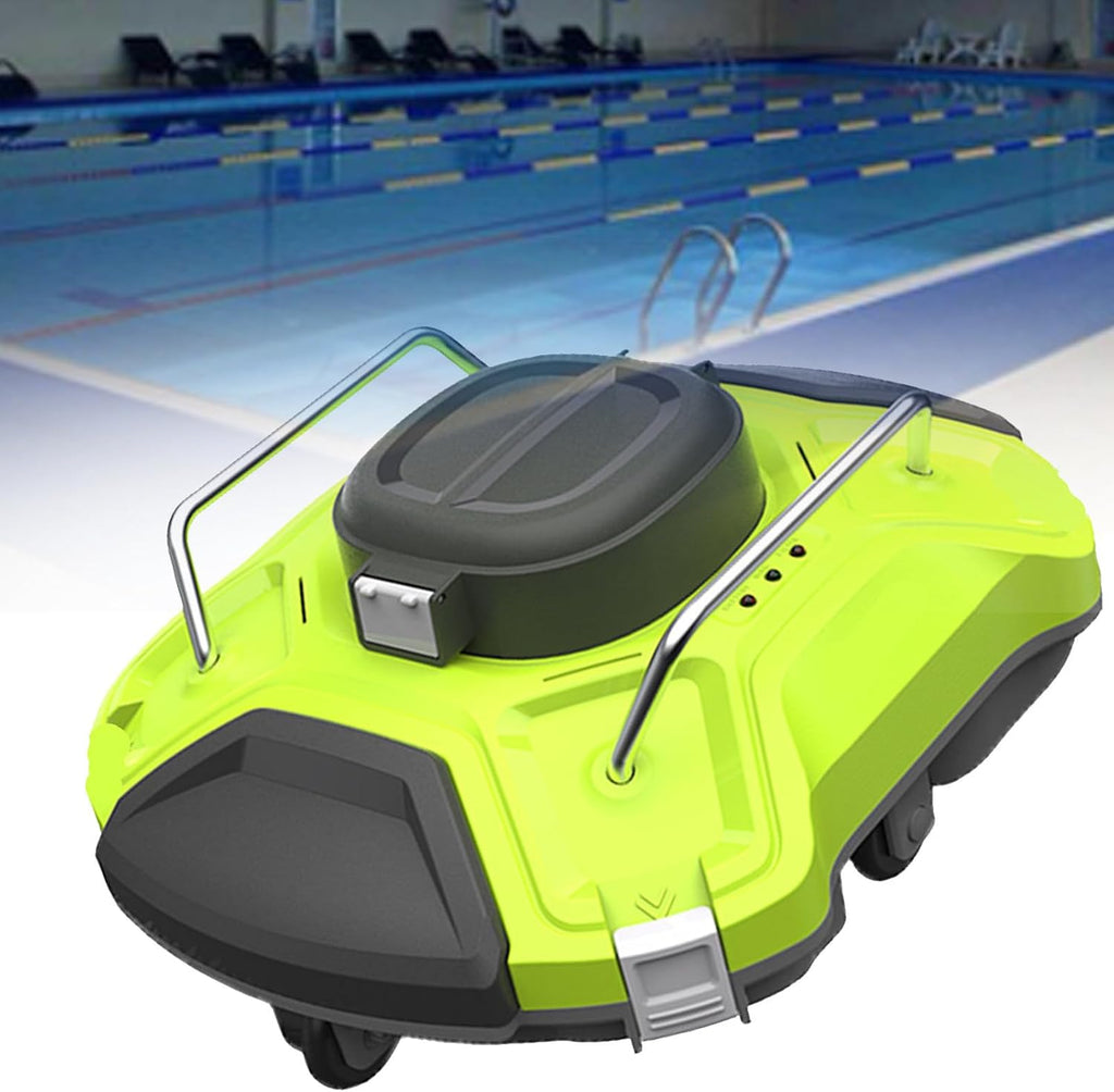 Cordless Pool Cleaner Automatic,Pool Cleaning Robot,Cordless Robotic Pool Vacuum,Automatic Cleaning Robot,Automatic Return Function,Automatically Dock