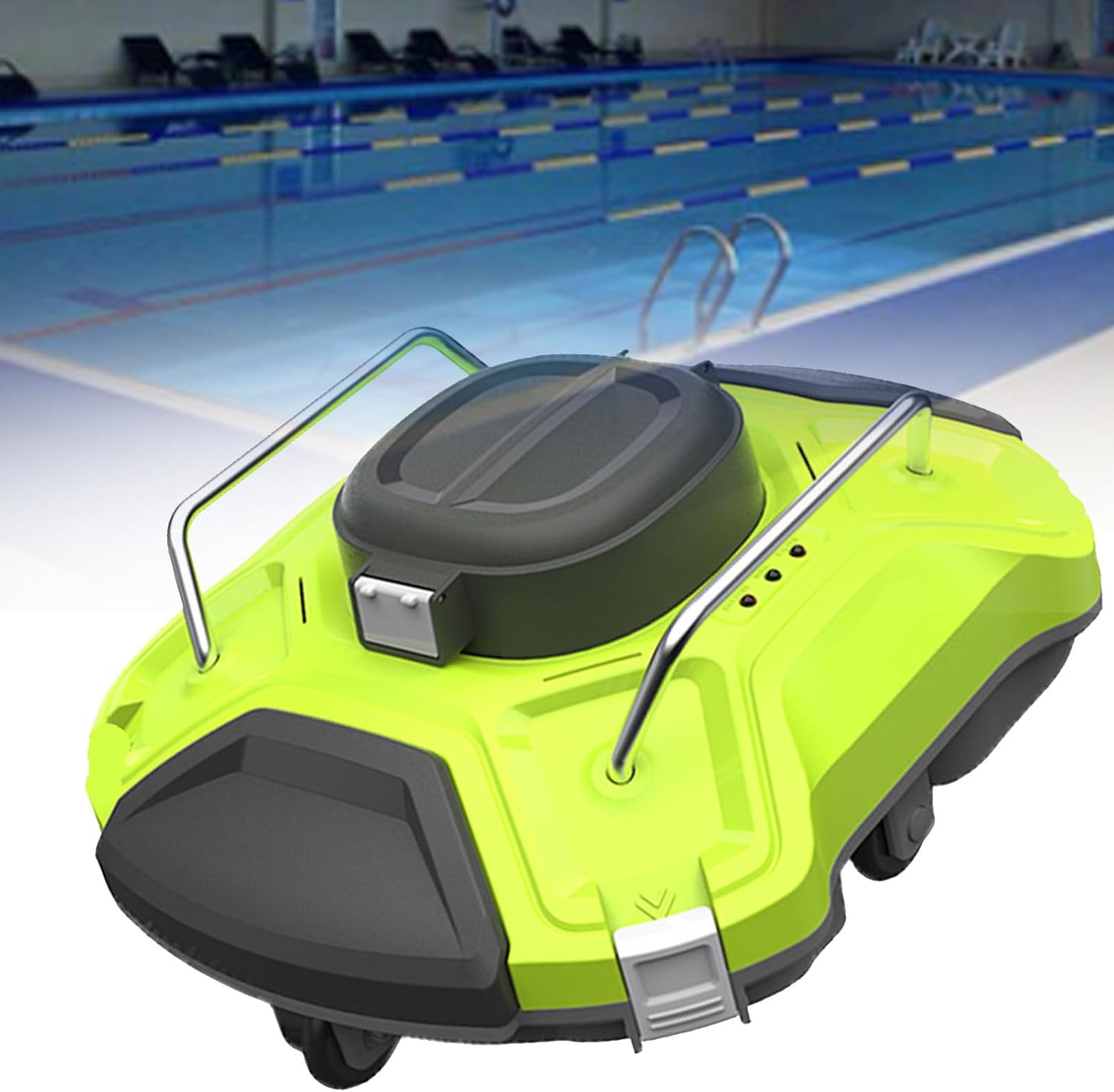 Cordless Pool Cleaner Automatic,Pool Cleaning Robot,Cordless Robotic Pool Vacuum,Automatic Cleaning Robot,Automatic Return Function,Automatically Dock