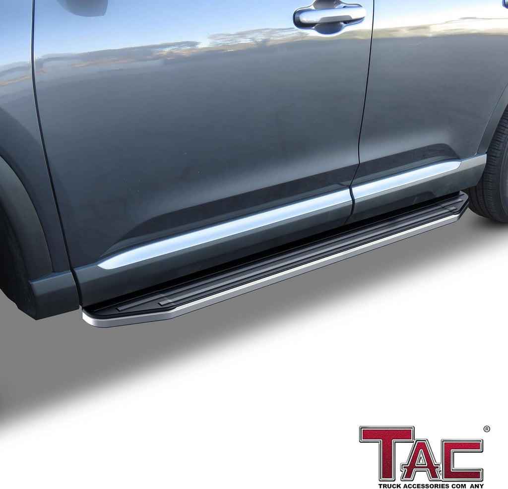 TAC Running Boards Compatible with 2023-2026 Honda Pilot SUV 5.5' Aluminum Black Side Steps Nerf Bars Step Rails Exterior Accessories 2 Pieces