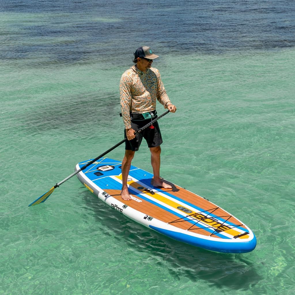 BOTE Lowrider Aero Inflatable Stand Up Paddle Board MAGNEPod Blow Up iSUP Convertible Seat Included Adults Kids Family Friendly Multiple Sizes