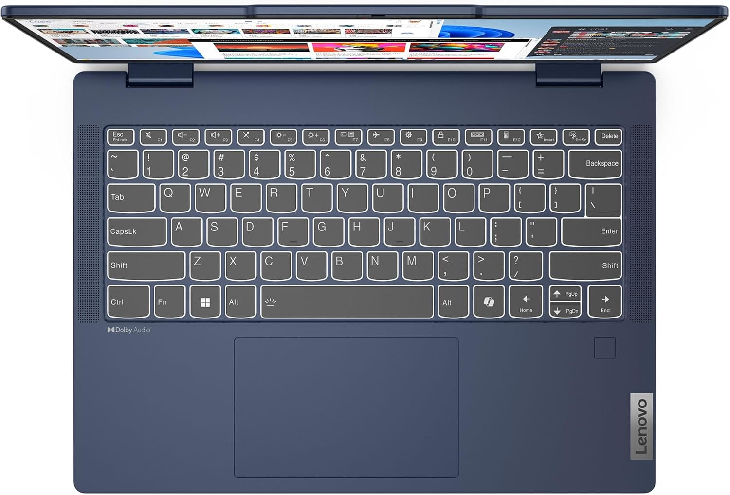 Lenovo IdeaPad 5 2-in-1 2024 Laptop 14' WUXGA IPS Touchscreen 6-Core AMD Ryzen 5 8645HS 16GB LPDDR5 512GB SSD Radeon 760M Graphics Wi-Fi 6 Backlit Keyboard Fingerprint Win11 Pro w/ONT 32GB USB
