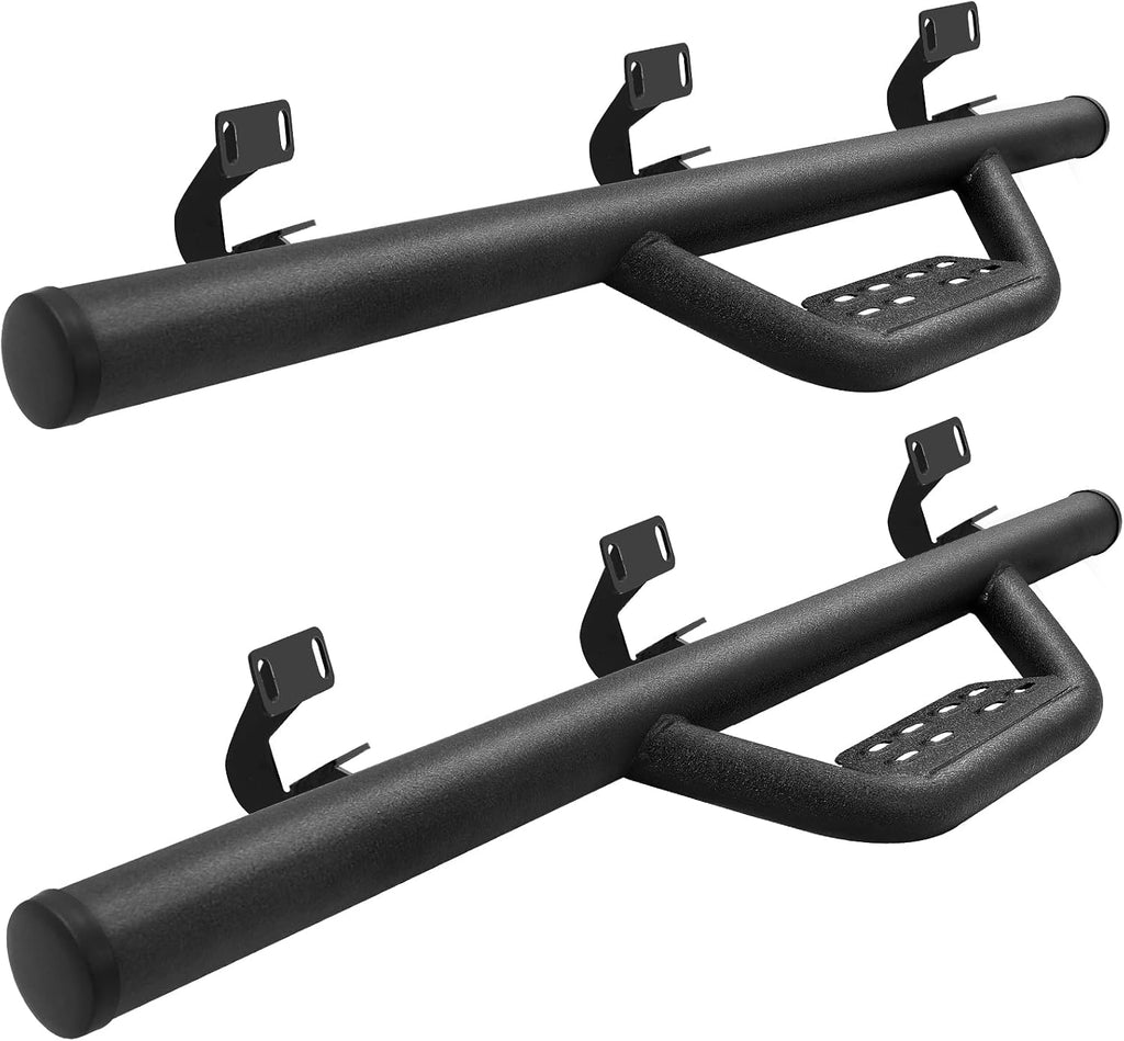 SMANOW Running Boards Compatible with 2009-2014 Ford F150 Regular/Standard/Single Cab, 4 inch Drop Down Side Steps Made with Carbon Steel, Matte Textured Black Style Nerf Bars.
