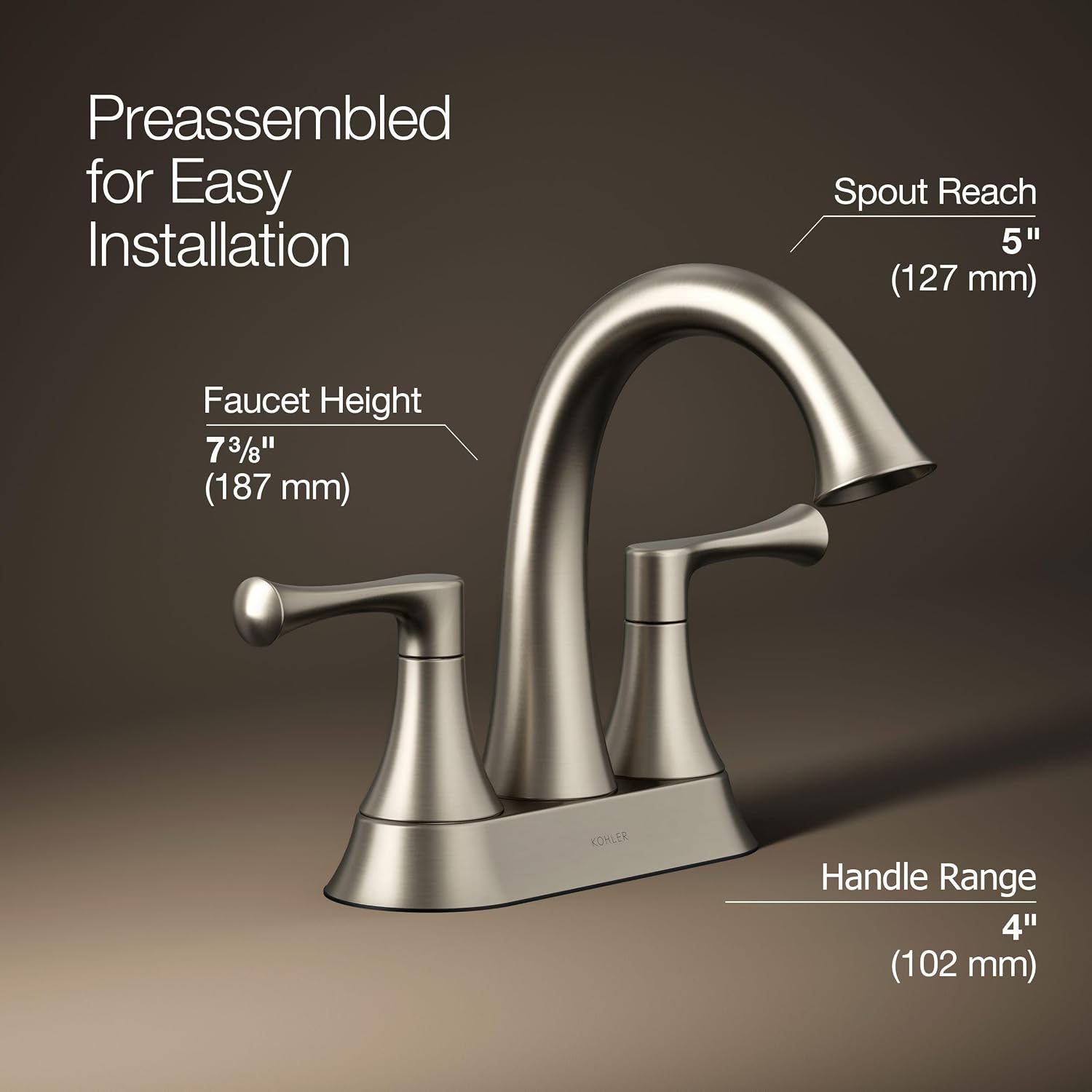 Buckley® CENTERSET LAV Faucet, 12 GPM