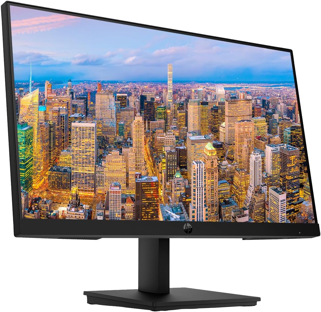 HP Series 3 Pro 24-inch 324pf Full HD (1920 x 1080) LCD IPS Monitor, 2-Pack, VGA, DisplayPort Bundled with Desk Mount Dual Monitor Stand