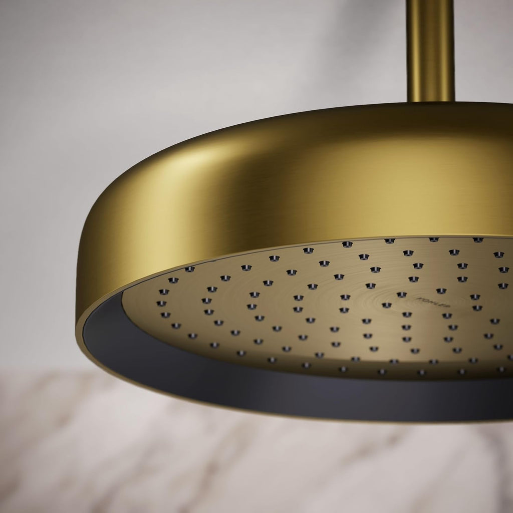 Kohler 26291-G-2MB Statement® Round 12' single-function rainhead, 1.75 gpm, Vibrant Brushed Moderne Brass