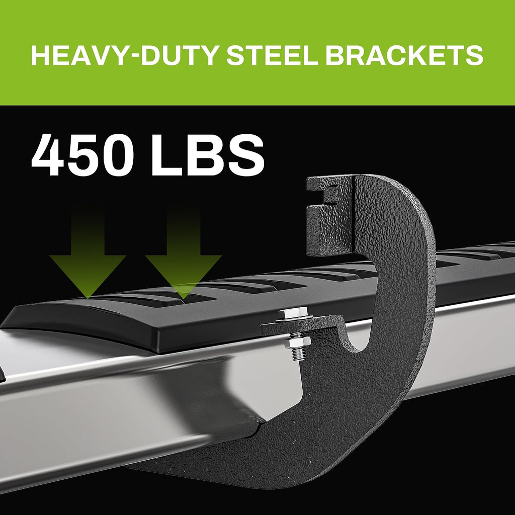 AUTOSAVER88 Running Boards Compatible with 2019-2026 Dodge Ram 1500 New Body Style Crew Cab with 4 Full-Size Doors (Excl. 1500 Classic), Stainless Steel Side Step Nerf Bar