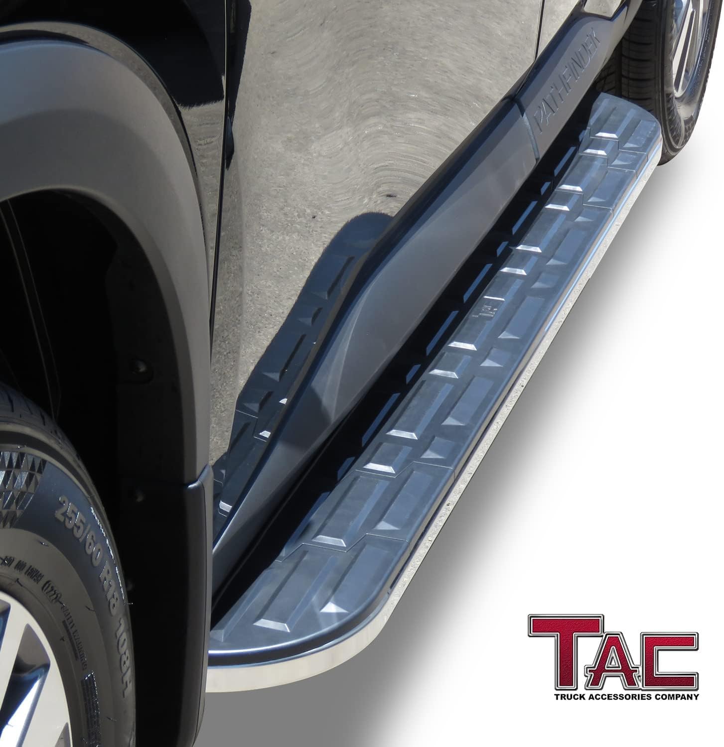 TAC Cobra Running Boards Compatible with 2022-2024 Pathfinder SUV Side Steps Nerf Bars Step Rails Aluminum Black Off-Road City Exterior Accessories 2 Pieces one Pair