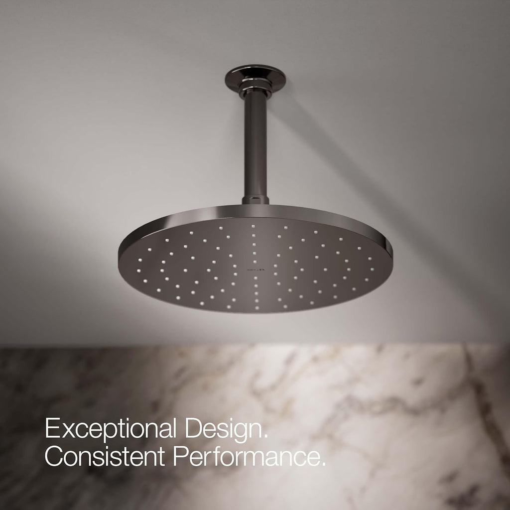 Kohler 13689-G-TT, 10 CONTEMPORARY ROUND RAIN SHWHD,1.75GPM, Vibrant Titanium