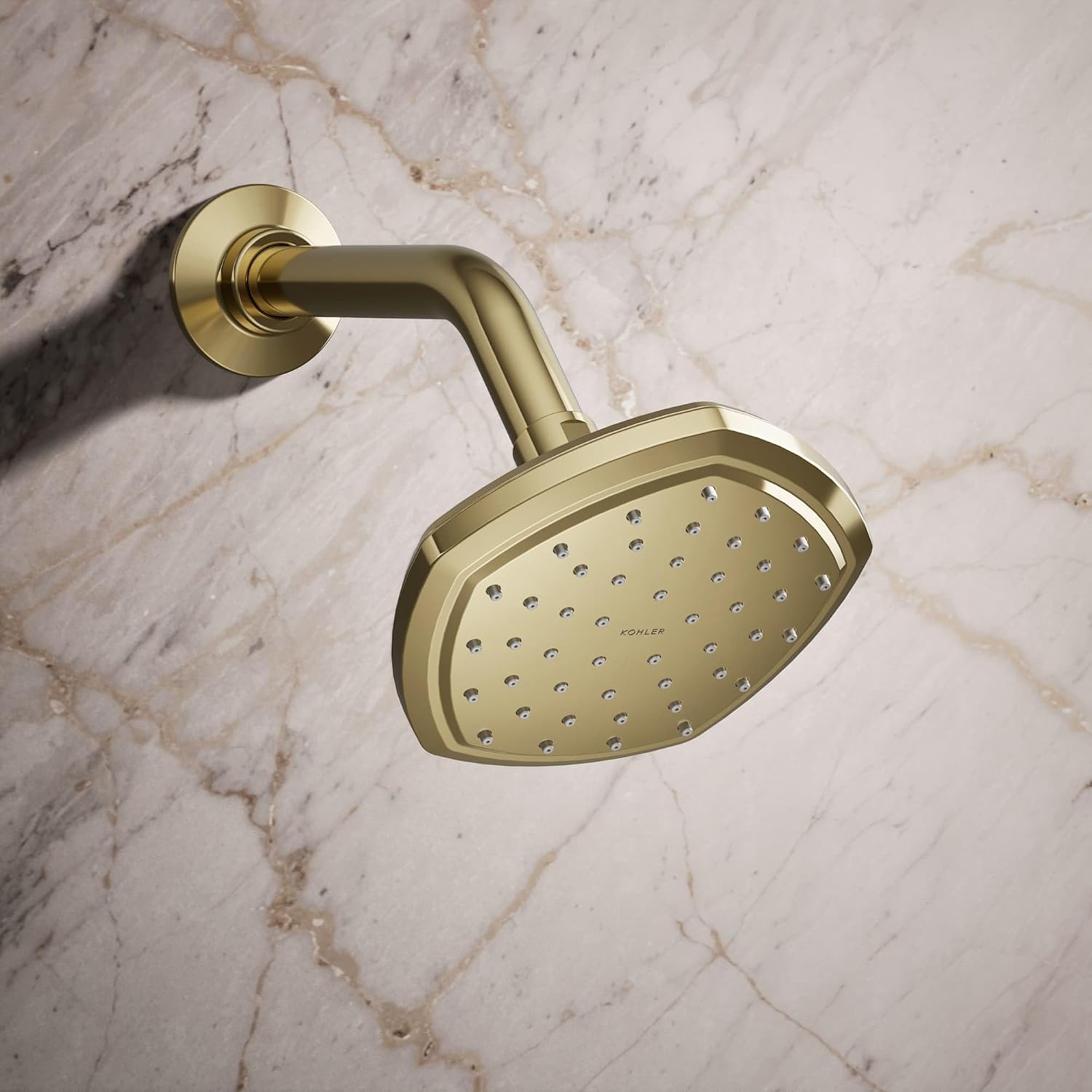 Kohler 27050-G-2MB Occasion® Single-function showerhead, 1.75 gpm, Vibrant Brushed Moderne Brass