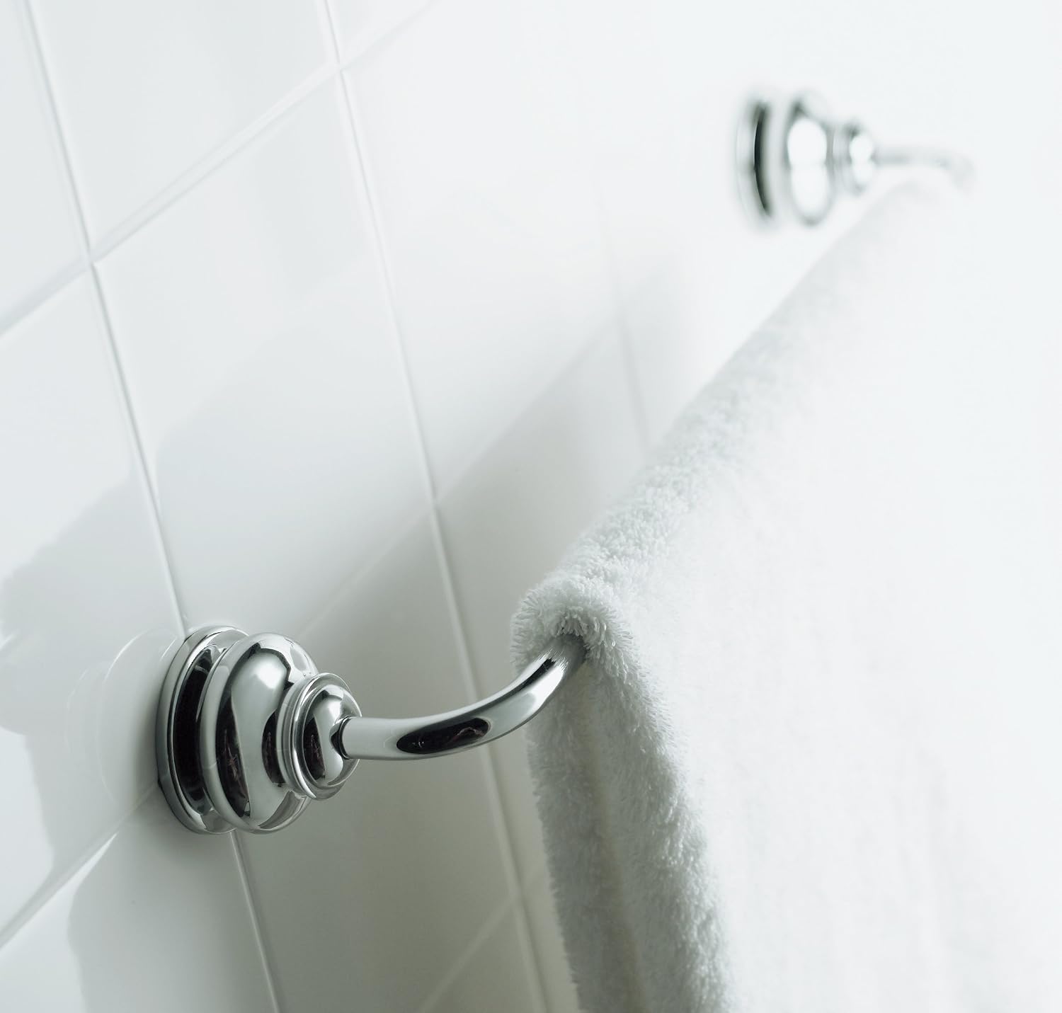 KOHLER K-12151-BN Fairfax 24-Inch Bathroom Towel Bar, Vibrant Brushed Nickel