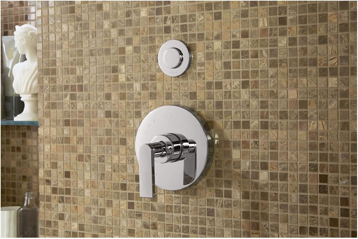 KOHLER 76748-BV Real Rain Diverter Valve Trim Vibrant Brushed Bronze