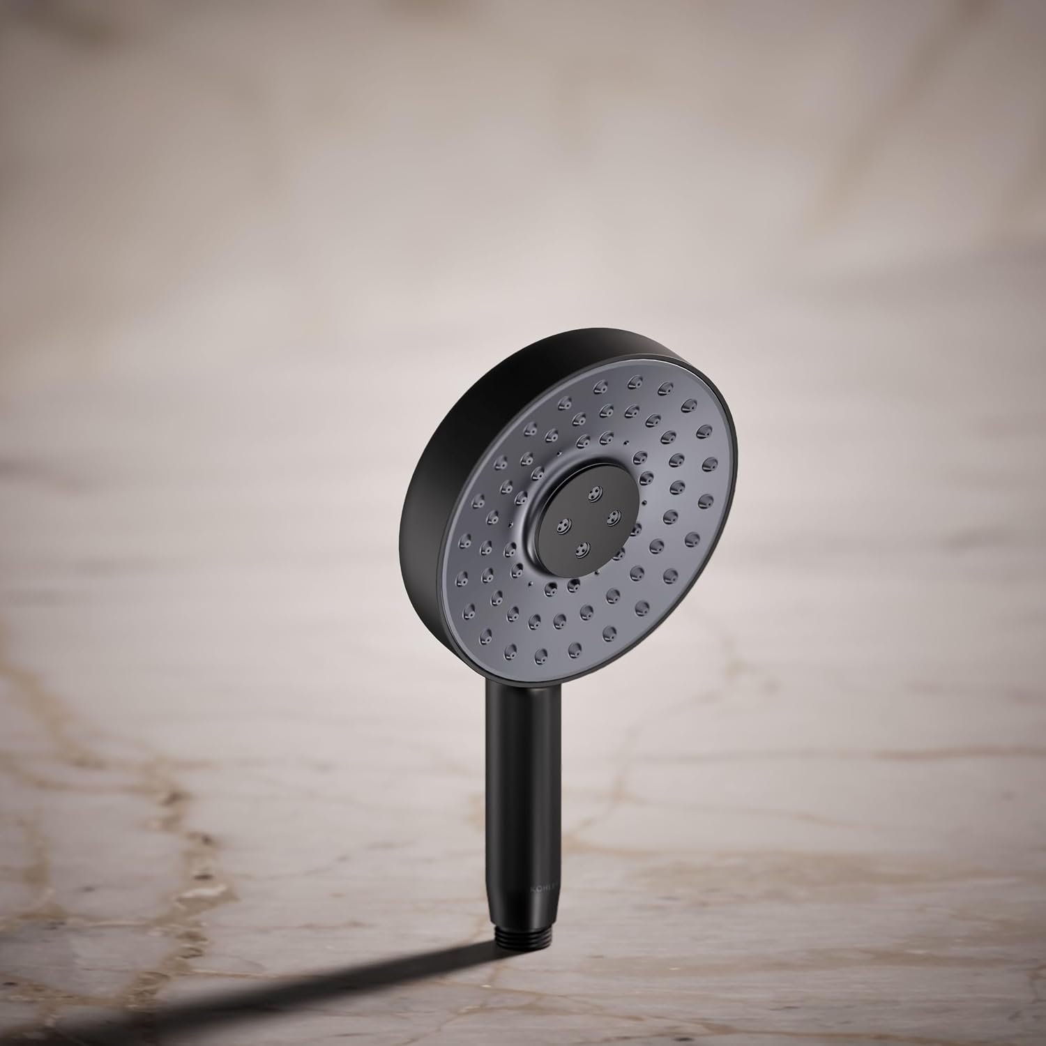 Kohler 26282-BL Statement® Round three-function handshower, 2.5 gpm, Matte Black