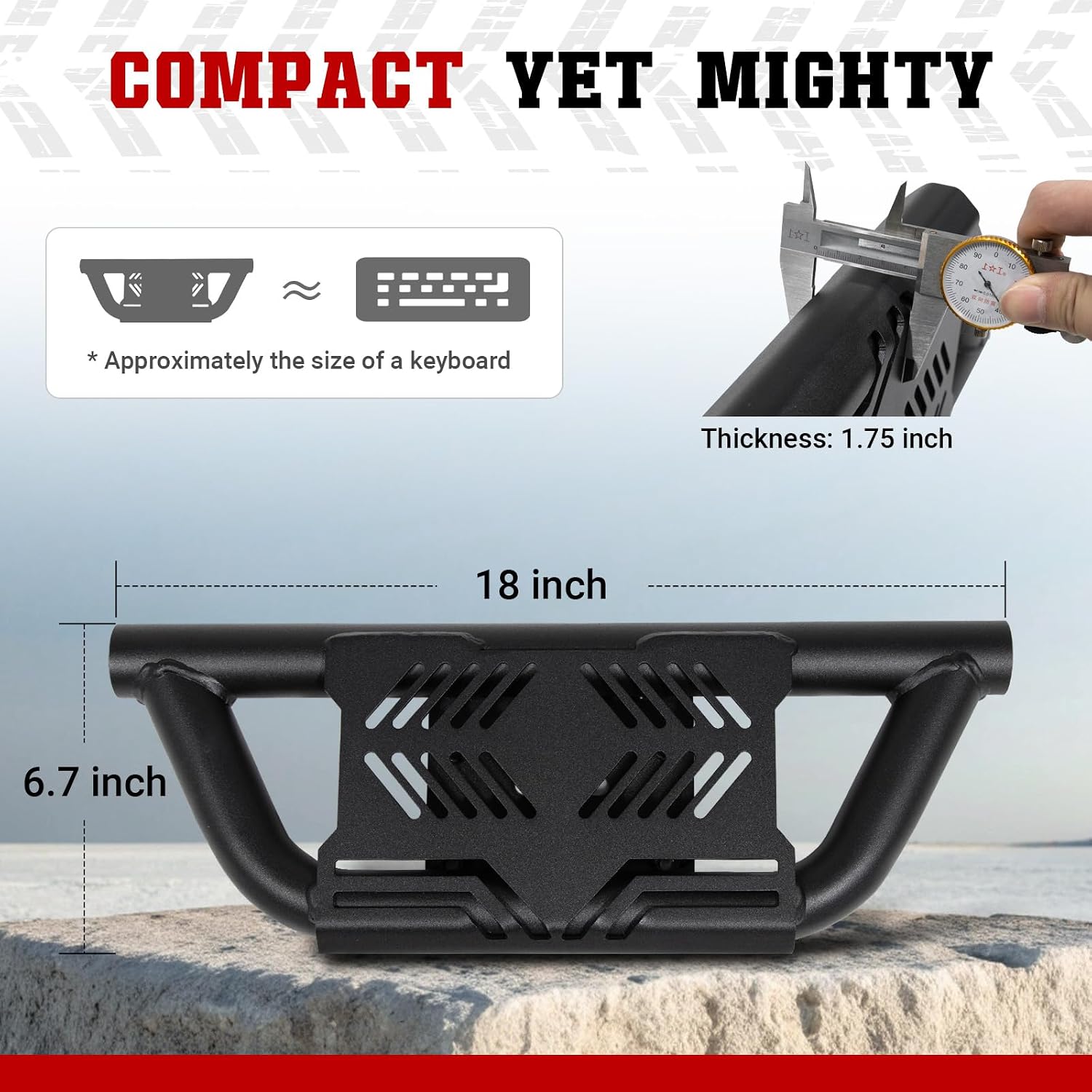HEKA Tuffy Running Boards Fit for 2015-2026 F-150 SuperCrew Cab 4-Doors & 2017-2026 F250 F350 Super Duty Crew Cab