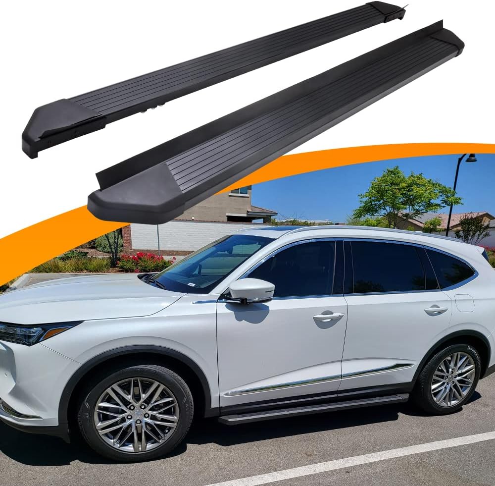 4.13' Running Boards Fit for 2022 2023 2024 2025 2026 Acura MDX Aluminum Alloy Side Step Bars