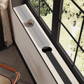 Drsyffsup Modern Simple Narrow Bay Window Mat Waterproof Non-Slip Balcony Protective Pad Window Ledges Dust-Proof Mat Customizable(24x71in/60x180cm)