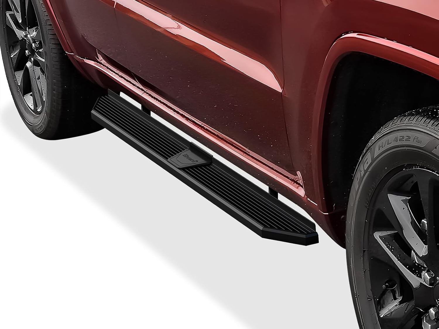 Tuxtreme Black Stainless Running Boards Compatible with Jeep Grand Cherokee 2011-2021 (Include 22 WK)(Exclude Limited X & High Altitude & Summit & SRT & SRT8 & Trackhawk & Trailhawk) Side Steps 6in