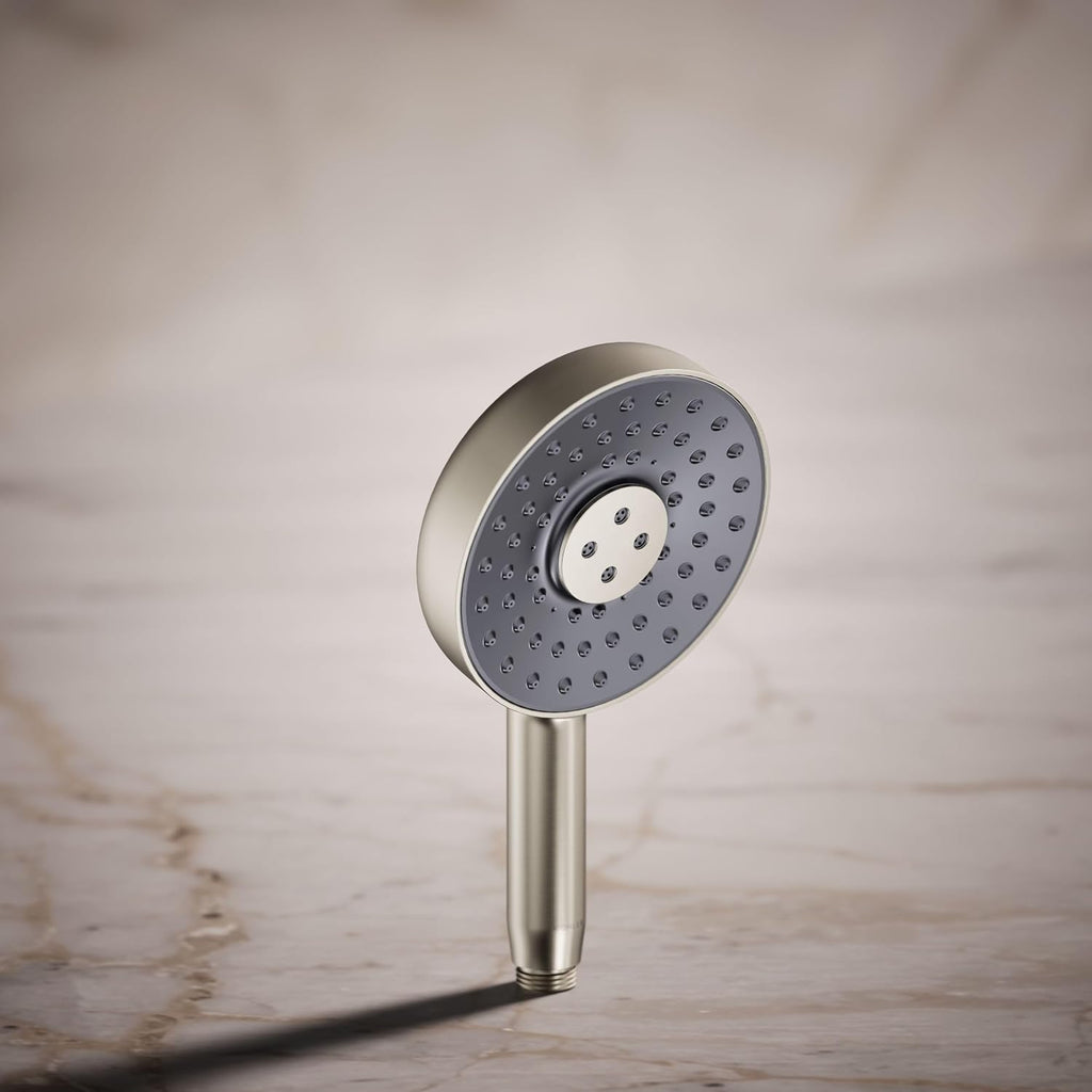 Kohler 26282-BN Statement® Round three-function handshower, 2.5 gpm, Vibrant Brushed Nickel