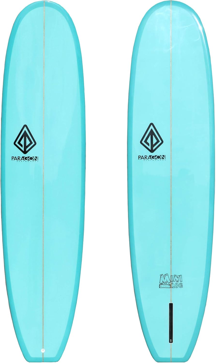 Fiberglass Surfboard | Fun & Easy to Ride Mini Longboard for All Surfing Skill Levels | 7'6 | 7'8