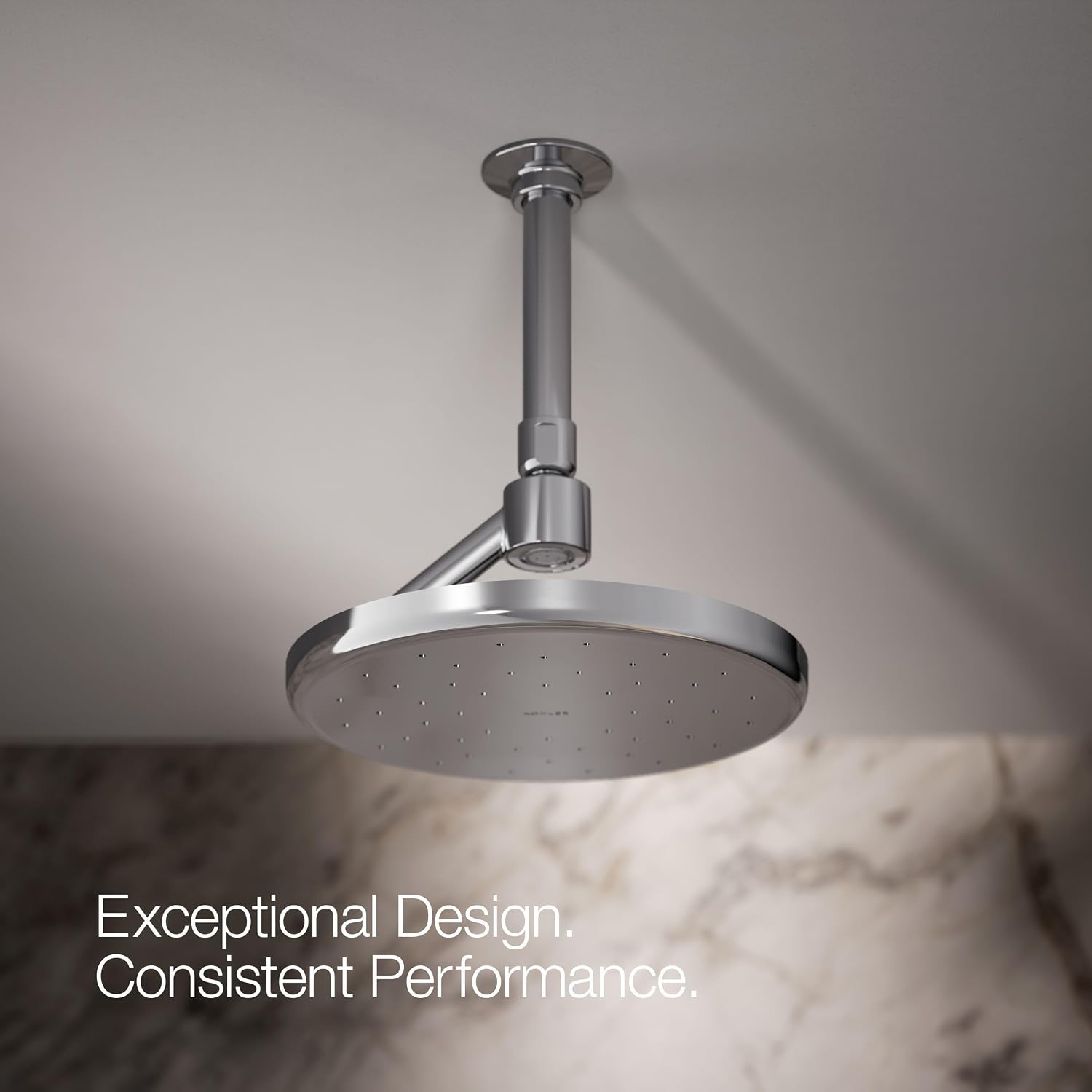 Kohler 26301-CP Statement® Open Rain iconic single-function rainhead,' 2.5 gpm, Polished Chrome