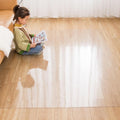 Vinyl Clear Desk Chair Mat for Carpet, Wood/Tile Floor Protector, Kitchen Countertop Mat Tabletop Cover Furniture/Cabinet/Shelf Top Protection Pad, Runner Rug Non-Slip (Color : Clear, Size : 4x8ft