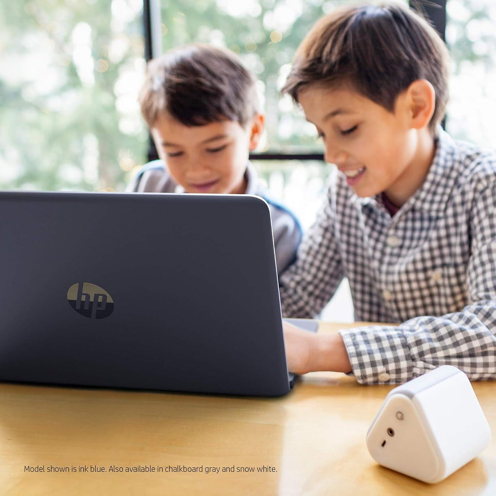 HP Chromebook 14-inch Laptop with 180-Degree Hinge, Full HD Screen, AMD Dual-Core A4-9120 Processor, 4 GB SDRAM, 32 GB eMMC Storage, Chrome OS (14-db0080nr, Ink Blue)