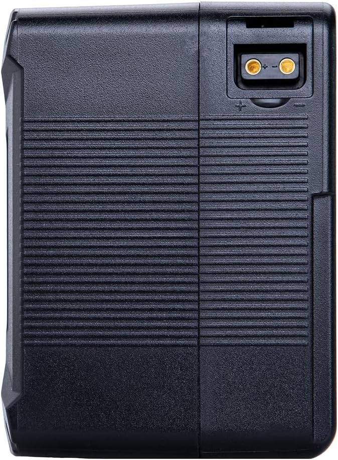 FXLION Nano Three V Mount Battery 10.2 Ah(150Wh/14.8V) with D-TAP,USB-C,USB-A,Micro-USB Ports,Portable Rechargeable V Lock Battery for Cameras/Camcorders/MacBook/LED Lights/Monitors/Smartphone
