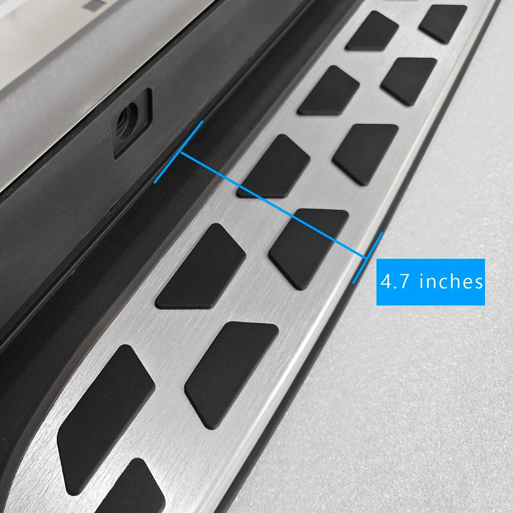 Heavy Duty Running Boards for 2026 2027 Hyundai Palisade, 2PCs, Silver | Fixed Side Steps, Side Pedal Rail Board, DIY gift for dad/husband, Silvery Supports 250 lbs, Palisade Accessories