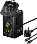 PISEN 8-in-1 Mag-Safe Charger Stand - 140W Charging Station for Multiple Devices Mag-Safe Stand Magnetic Qi2 Wireless Charger for iPhone 17/16/15/14/13/12 Series, Magnetic Charger for Apple Watch