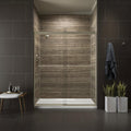 KOHLER K-706015-L-ABV Levity Bypass Shower Door with Towel Bar and 1/4-Inch Crystal Clear Glass in Anodized Brushed Bronze