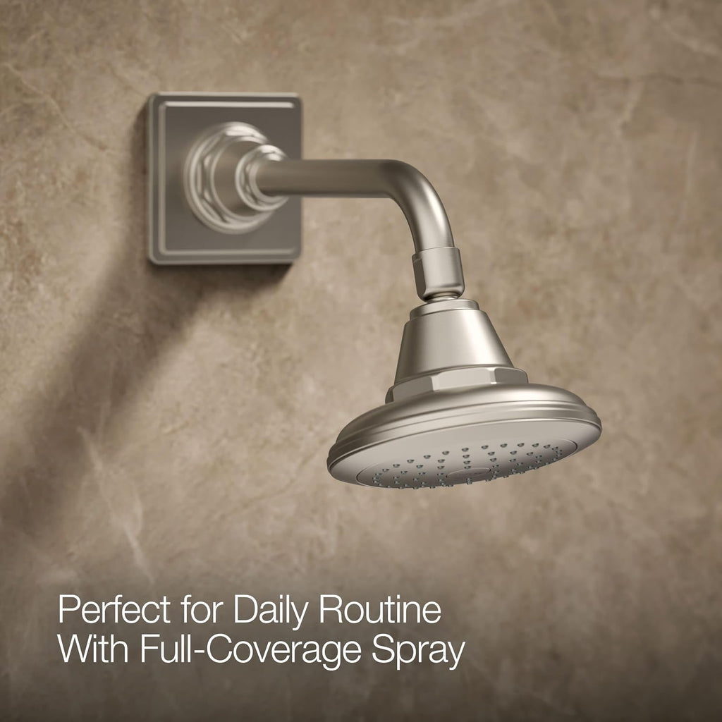 KOHLER K-T13133-4A-BN Pinstripe Pure Rite-Temp Pressure-Balancing Bath and Shower Faucet Trim, Vibrant Brushed Nickel