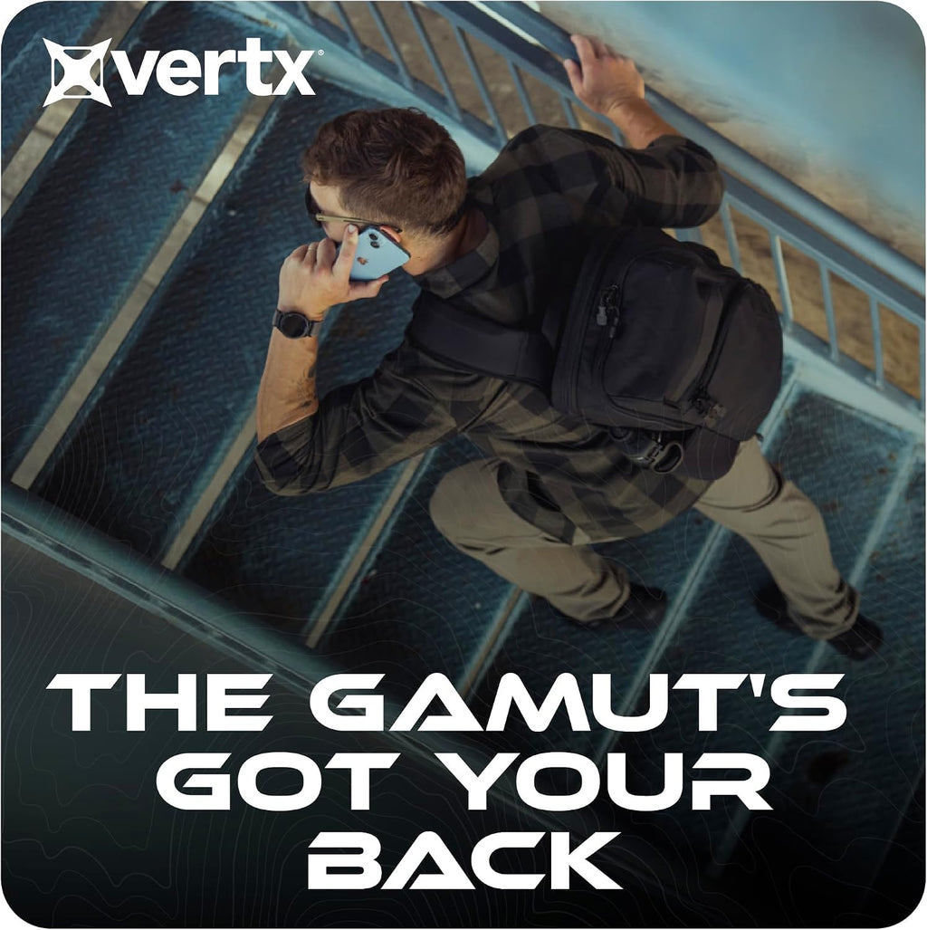 Vertx Gamut 22L Sling Backpack – Versatile, Durable Design with Ample Storage, Ideal for Everyday Use & Outdoor Adventures, Black - One Size