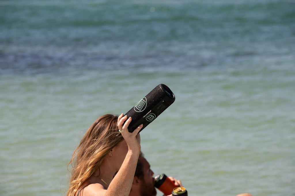 BOTE Paddle Board Waterproof MagneBoom Surge Bluetooth Speaker Watersports SUP Surf Boating Lake Float Docks Beach Universal Portable Sound Device 8 Hour Playtime
