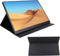 Yunseity 4K Portable Monitor, 16inch HD Laptop Screen Extender, HDMI USB C Travel External Display with Kickstand, Built in Dual Speaker, 120HZ High Refresh Gaming Monitor for PC Phone