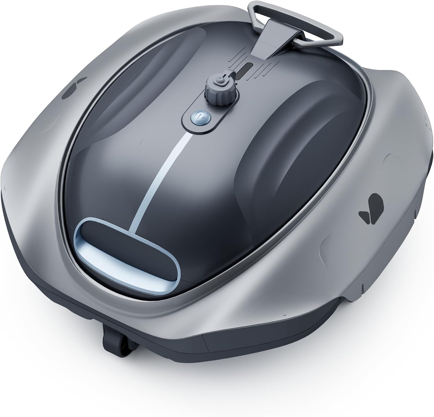 Bubot 300P Cordless Pool Vacuum, Robotic Pool Cleaner with Industry Leading Suction Power, DirtLock Tech 2.0, Auto Parking, Double Filtering for Above-Ground Flat Pools up to 850 Sq.Ft. Space Gray