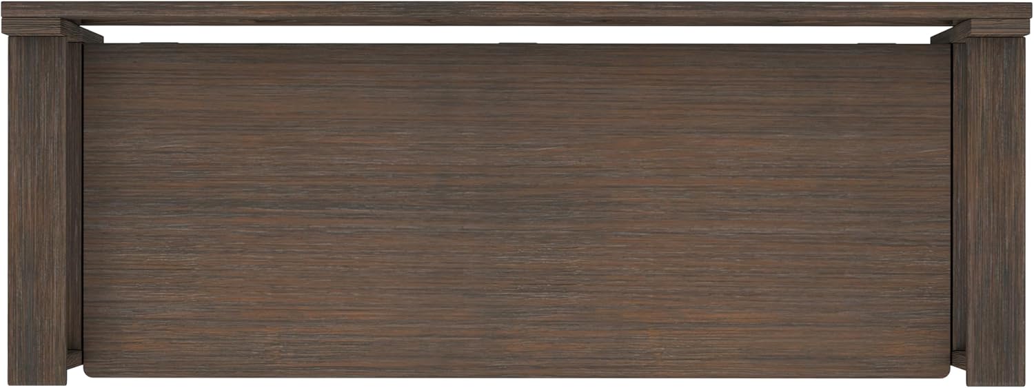 SIMPLIHOME Amherst Entryway Storage Bench - 48 inch Wide Solid Wood Hallway Seat in Farmhouse Brown, Transitional Bench for Entryway or Living Room with Lift-Up Lid and Spacious Storage